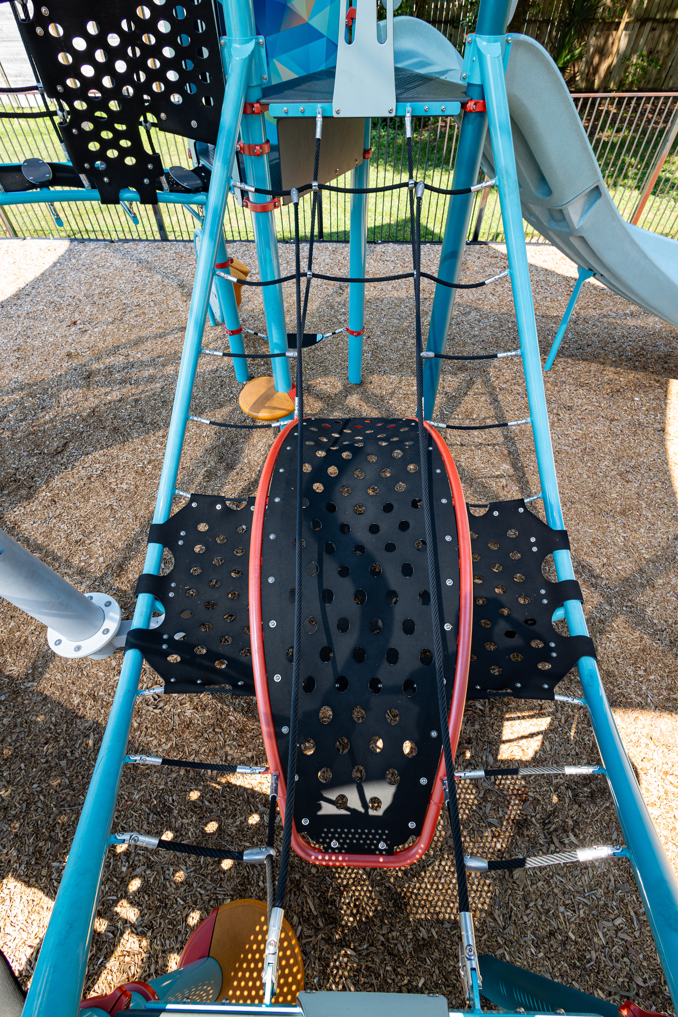 The playground at Spring Branch Presbyterian Academy in Houston TX for daycare, preschool, and elementary children