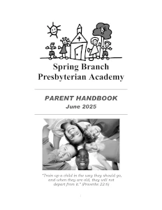 Spring Branch Daycare Parent Handbook